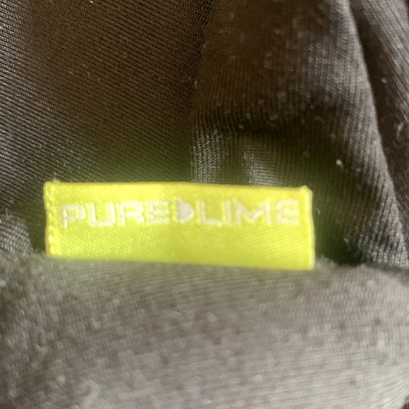 Pure Lime Stretch black T shirt - Picture 4 of 4